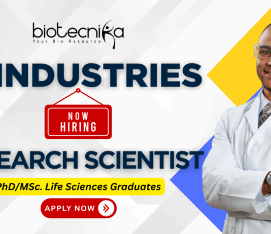 Research Scientist Biologicals job in crop protection – life science & microbiology careers