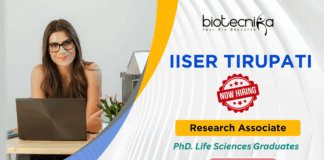 Research associate jobs in life science research 2025