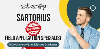 Biotechnology Jobs at Sartorius | Field Application Specialist Role Field Application Specialist job at Sartorius for biotechnology jobs and life science jobs in India.