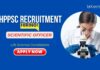 Govt HPPSC Scientific Officer Recruitment – Life Sciences Apply Online Life Science Jobs: HPPSC Recruitment - Hiring a Scientific Officer | Master's in Life Science or Related Areas Can Apply Now