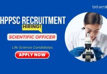 Life Science Jobs: HPPSC Recruitment - Hiring a Scientific Officer | Master's in Life Science or Related Areas Can Apply Now 