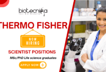 Scientist Positions in Protein Biology at Thermo Fisher Scientific | Life Science Jobs in Bangalore Scientist-I Protein Biology Job at Thermo Fisher Scientific | Life Science Jobs in Bangalore