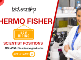 Scientist-I Protein Biology Job at Thermo Fisher Scientific | Life Science Jobs in Bangalore