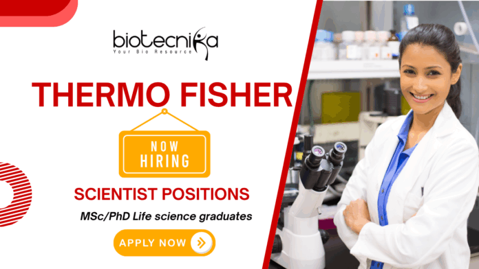Scientist-I Protein Biology Job at Thermo Fisher Scientific Life Science Jobs in Bangalore Scientist-I Protein Biology Job at Thermo Fisher Scientific | Life Science Jobs in Bangalore
