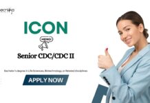 Life Science Jobs in Bangalore and Chennai: Icon is Hiring Senior CDC/CDC II - Life Science Candidates Apply Now for Icon Career