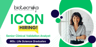 Senior Clinical Validation Analyst role at ICON for clinical data management jobs and clinical research jobs