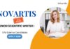 Scientific Writer Jobs: Novartis is Hiring a Senior Scientific Writer | Life Science Candidates Apply Now-Novartis Career | Life Science Jobs