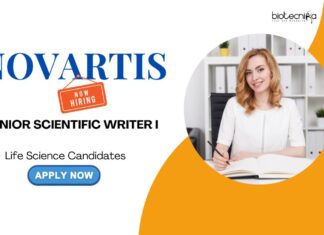 Scientific Writer Jobs at Novartis – Life Science Candidates Apply Now Scientific Writer Jobs: Novartis is Hiring a Senior Scientific Writer | Life Science Candidates Apply Now-Novartis Career | Life Science Jobs