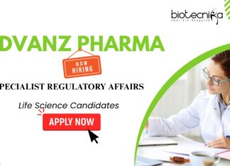 Regulatory Affairs Jobs at Advanz Pharma – Life Science Candidates Apply Online Regulatory Affairs Jobs: Advanz Pharma is Hiring a Specialist | UG/ PG in Life Sciences Apply Now | Life Science Jobs