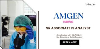 Life Science Jobs: Amgen is Hiring Sr Associate IS Analyst in Hyderabad | Apply Now for Amgen Career