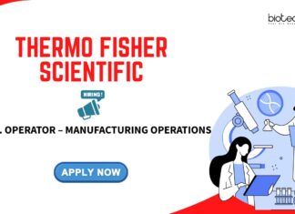 Life Science Jobs: Thermo Fisher is hiring a Sr. Operator Bangalore | Apply Now for Career in Biotech | Thermo Fisher career