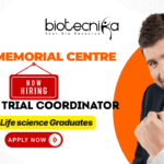 Tata Memorial Centre Trial Coordinator recruitment for research jobs and biotechnology jobs