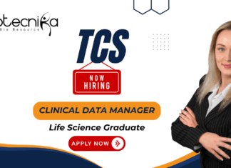 Clinical data management jobs – TCS Clinical Data Manager hiring for life science graduates