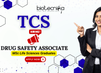 TCS Hiring for PV Drug Safety | Pharmacovigilance Jobs 2025 TCS pharmacovigilance jobs for life science jobs and clinical research job seekers.