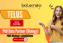 Life Science Jobs: TELUS PhD Data Partner Biology Role Remote TELUS PhD Data Partner Biology job – life science jobs, remote biology jobs, telus jobs