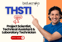 THSTI Recruitment 2025 for biotech careers and life science jobs in India