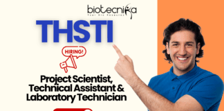 THSTI Recruitment 2025 for biotech careers and life science jobs in India