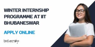 IIT Bhubaneswar Winter Internships 2025