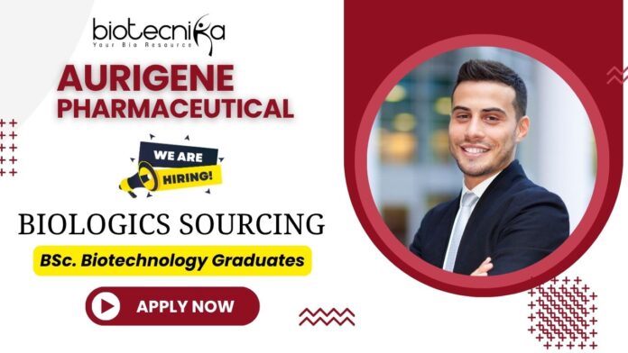 Team Member Sourcing Biologics – Supply Chain Management Job in Biotech Aurigene Team Member Sourcing Biologics – Supply Chain Management Job in Biotech | Aurigene