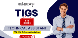 Technical Assistant Recruitment | Microbiology Jobs at TIGS Technical Assistant recruitment at TIGS for microbiology jobs and life science job applicants.