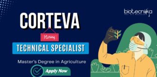 Agriculture Jobs in Corteva at Hyderabad – Apply Now Agriculture Jobs In Hyderabad: Corteva is Hiring a Technical Specialist | Masters in Agriculture Apply Now | Corteva Career