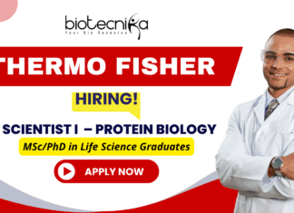 Scientist Protein Biology role Thermo Fisher life science jobs biotech jobs