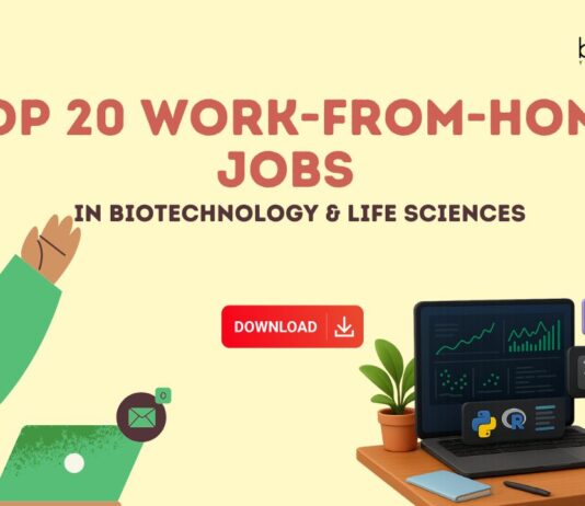Top 20 Work-From-Home Jobs in Biotechnology & Life Sciences Work From Home Jobs in Biotechnology & Life Sciences | WFH Job Roles | Skills Required | Salary Details | WFH Careers