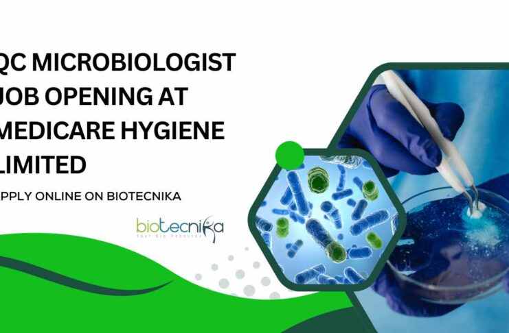 MSc QC Microbiologist Jobs at Medicare Hygiene Limited