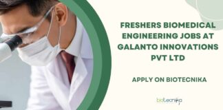 Biomedical Engineering Jobs at Galanto Innovations
