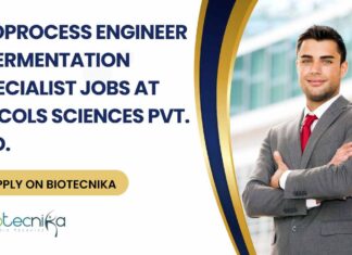 Freshers Biotech Fermentation Specialist Jobs at KBCols Sciences Pvt. Ltd., Apply on Biotecnika