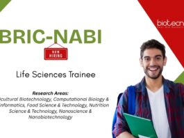 Research Jobs at BRIC-NABI. Life Sciences Trainee Opportunity. Research Training Jan–July 2026. Life Sciences candidates, Apply Now.