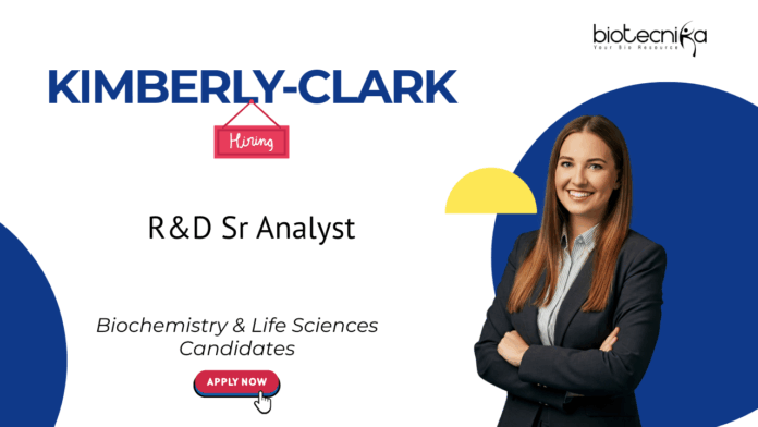 Research and Development Jobs at Kimberly-Clark, in Pune. Biochemistry & Life Sciences Candidates, Apply Now.