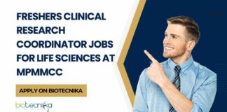 Freshers Clinical Research Jobs For Life Sciences at MPMMCC, Apply on Biotecnika