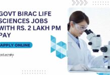 Govt Microbiology Jobs | BIRAC Careers | Govt Biotech Jobs