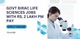 Govt Microbiology Jobs | BIRAC Careers | Govt Biotech Jobs