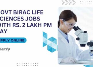 Govt Microbiology Jobs | BIRAC Careers | Govt Biotech Jobs