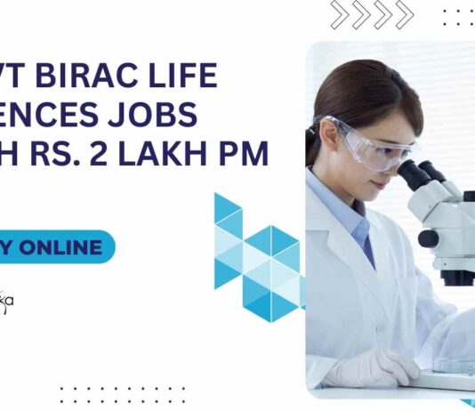 Govt Microbiology Jobs | BIRAC Careers | Govt Biotech Jobs