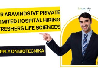 BSc Life Science Vacancies Freshers