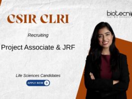 Research Jobs at CSIR-CLRI. Recruitment For Multiple Positions. Life Sciences Candidates, Apply Now. Project Associate & JRF vacancies.