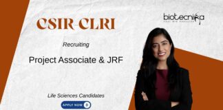 Research Jobs at CSIR-CLRI. Recruitment For Multiple Positions. Life Sciences Candidates, Apply Now. Project Associate & JRF vacancies.