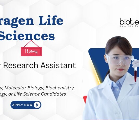 Research Assistant Job at Aragen Life Sciences. Molecular Biology, Cell Biology, and other Life Sciences Candidates, Apply Now.
