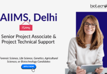 Project Associate Job at AIIMS, Delhi. Molecular Biology, Forensic Sciences, and Life Sciences Candidates, Apply Now.