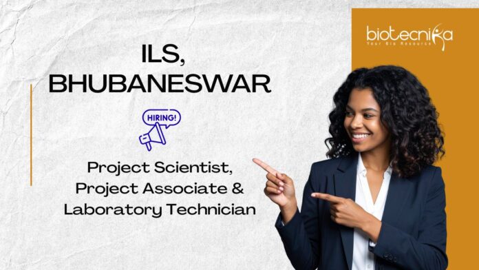 Research Jobs at Institute of Life Sciences, Bhubaneswar. Apply Now For Multiple Positions. Life Sciences careers. Apply Now.