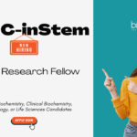 Senior Research Fellow Opportunity at inStem. M.Sc. in Biochemistry, Clinical Biochemistry, Biotechnology, or Life Sciences, Apply Now.