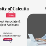 Project Associate Job at the University of Calcutta. Life Sciences Candidates, Attend The Walk-in Interview.