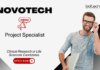 Clinical Research Job at Novotech. Apply Now For Project Specialist Role. Job in Bengaluru. Clinical or Life Sciences Grads, Apply.