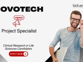 Clinical Research Job at Novotech. Apply Now For Project Specialist Role. Job in Bengaluru. Clinical or Life Sciences Grads, Apply.