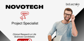 Clinical Research Job at Novotech. Apply Now For Project Specialist Role. Job in Bengaluru. Clinical or Life Sciences Grads, Apply.