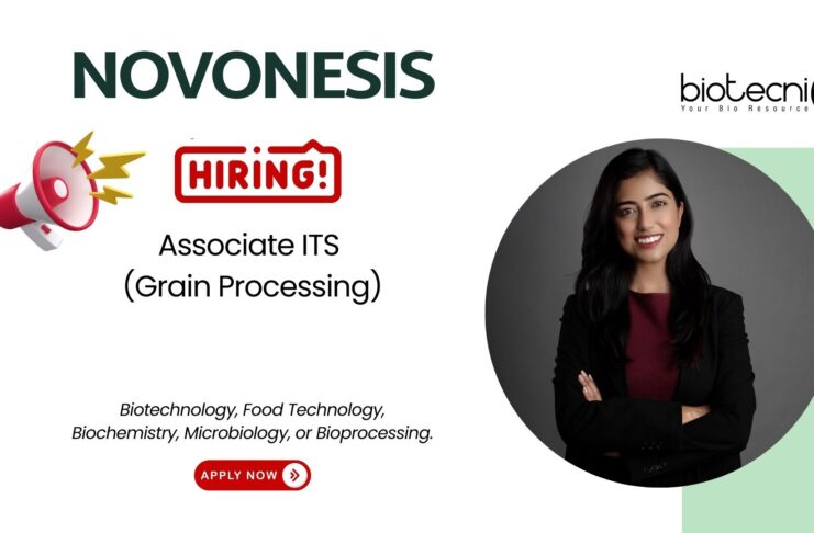 Biotechnology Jobs at Novonesis. Biotechnology, Food Technology, Biochemistry, Microbiology, Bioprocessing, Apply Now For Associate ITS Role.