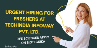 Freshers Botany Job Openings